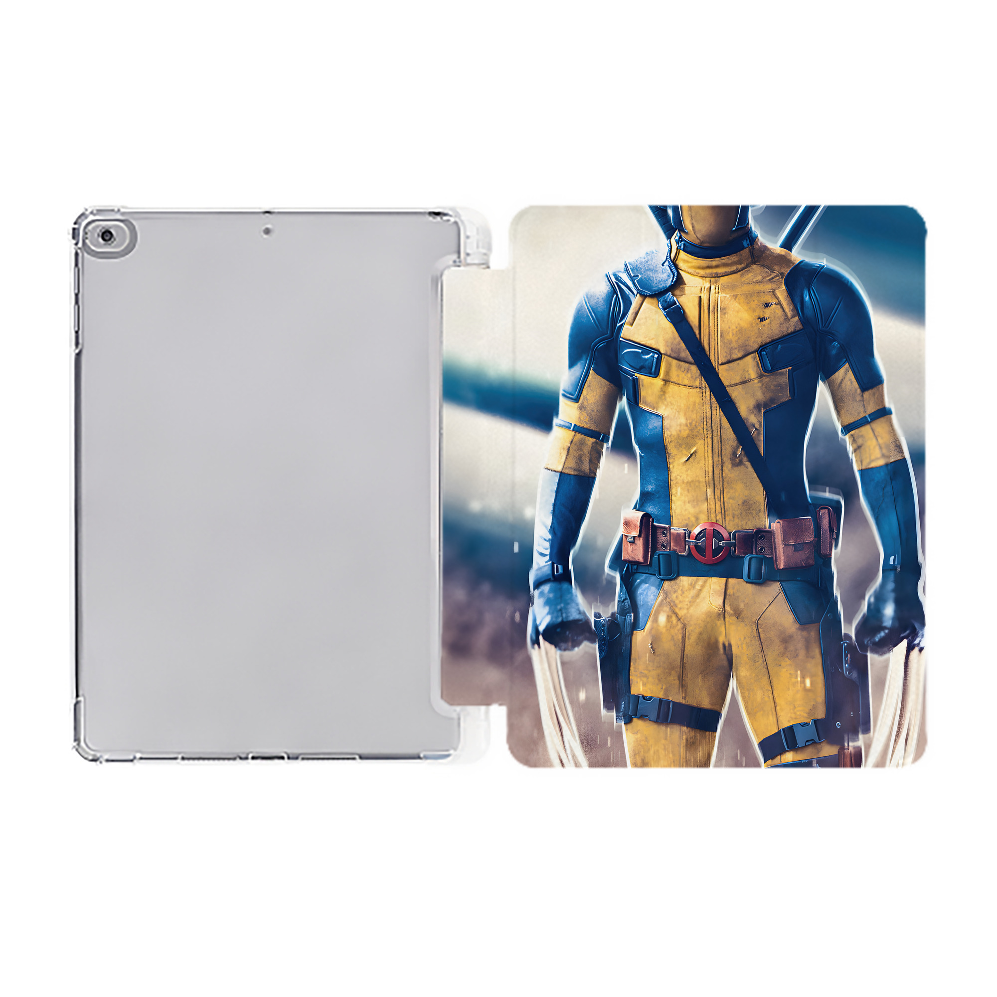 （画像用） アベンジャーズ The Avengers IPad ケース ペン収納付き 三つ折りスタンド PUレザー×シリコン 対応機種9.5/10.5/10.9インチ